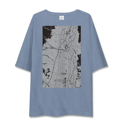 【箕輪（長野県）】地図柄ビッグシルエットTシャツ