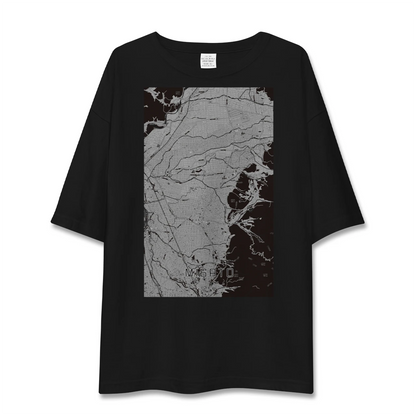 【美郷（秋田県）】地図柄ビッグシルエットTシャツ