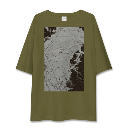 【美郷（秋田県）】地図柄ビッグシルエットTシャツ