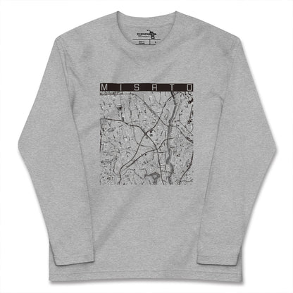 【三郷（埼玉県）】地図柄ロングスリーブTシャツ