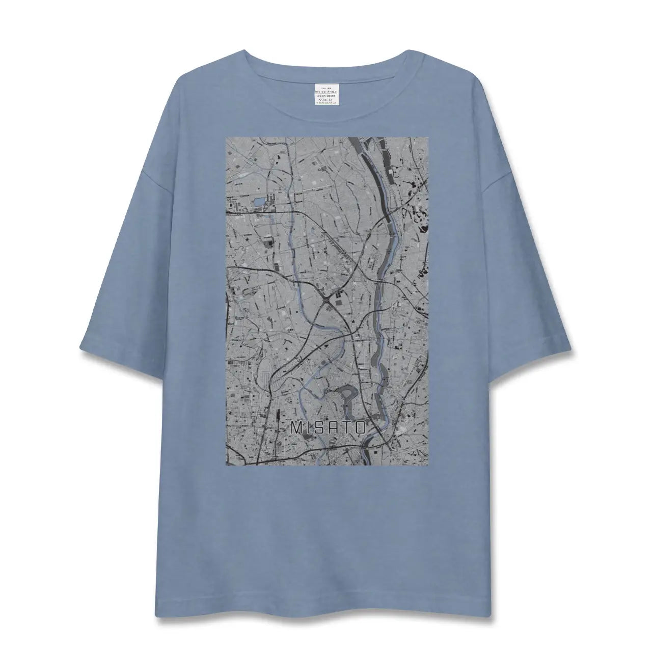 【三郷（埼玉県）】地図柄ビッグシルエットTシャツ