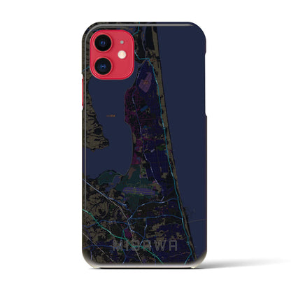 【三沢（青森県）】地図柄iPhoneケース（バックカバータイプ）