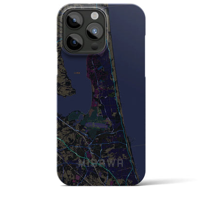 【三沢（青森県）】地図柄iPhoneケース（バックカバータイプ）