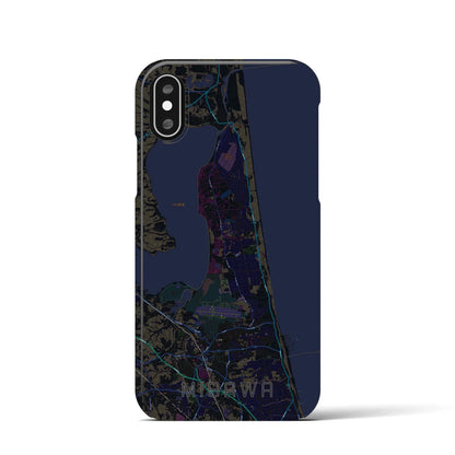 【三沢（青森県）】地図柄iPhoneケース（バックカバータイプ）