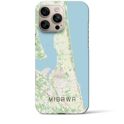 【三沢（青森県）】地図柄iPhoneケース（バックカバータイプ）