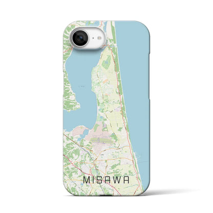 【三沢（青森県）】地図柄iPhoneケース（バックカバータイプ）