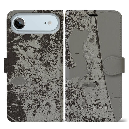 【三沢（青森県）】地図柄iPhoneケース（手帳タイプ）