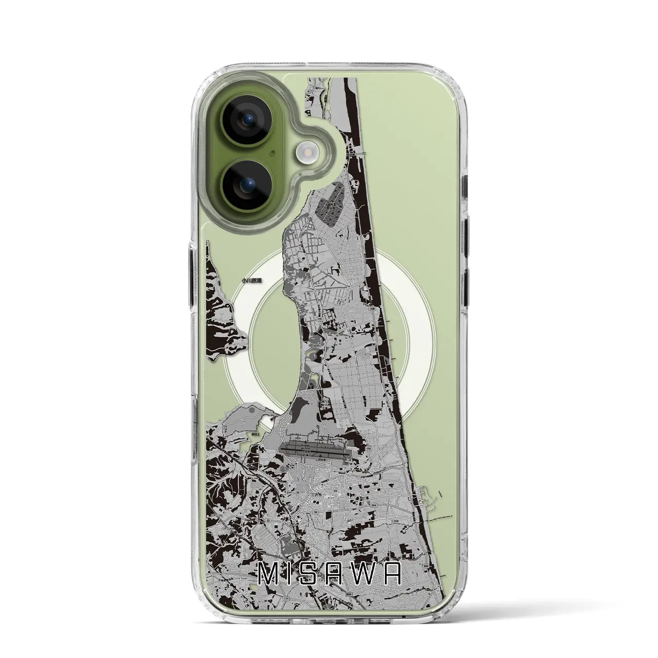 【三沢（青森県）】地図柄iPhoneケース（MagSafeタイプ）