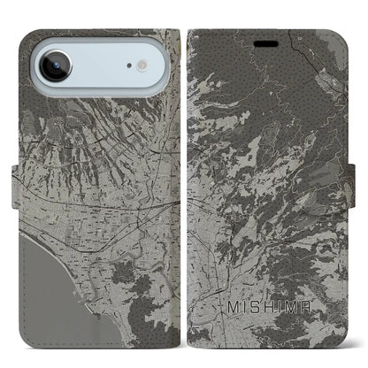 【三島（静岡県）】地図柄iPhoneケース（手帳タイプ）