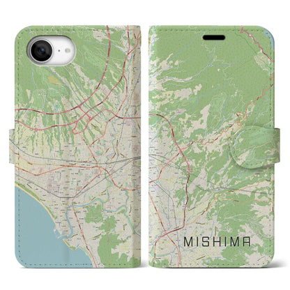 【三島（静岡県）】地図柄iPhoneケース（手帳タイプ）