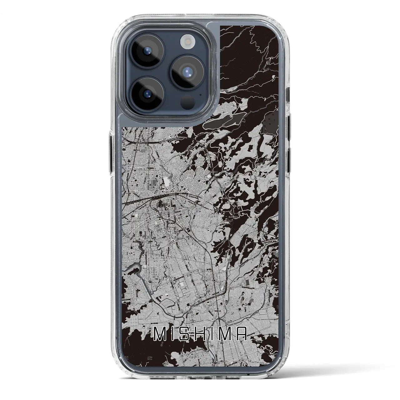 【三島（静岡県）】地図柄iPhoneケース（MagSafeタイプ）