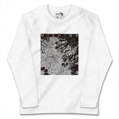 【三島（静岡県）】地図柄ロングスリーブTシャツ