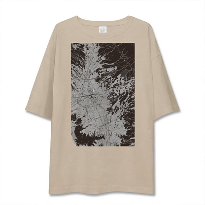 【三島（静岡県）】地図柄ビッグシルエットTシャツ