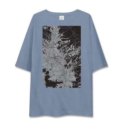 【三島（静岡県）】地図柄ビッグシルエットTシャツ