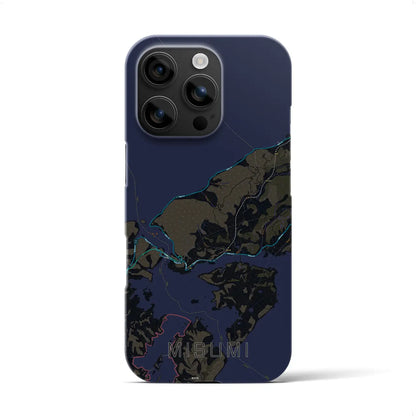 【三角（熊本県）】地図柄iPhoneケース（バックカバータイプ）