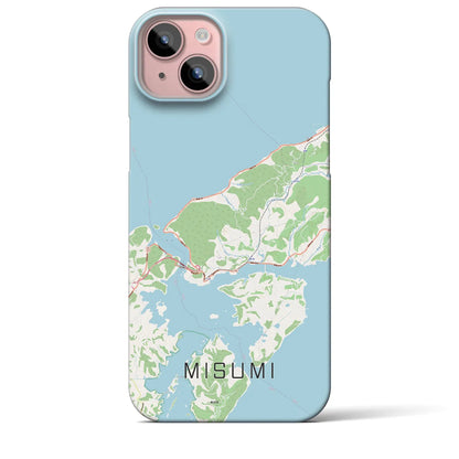 【三角（熊本県）】地図柄iPhoneケース（バックカバータイプ）