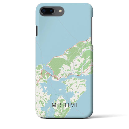 【三角（熊本県）】地図柄iPhoneケース（バックカバータイプ）