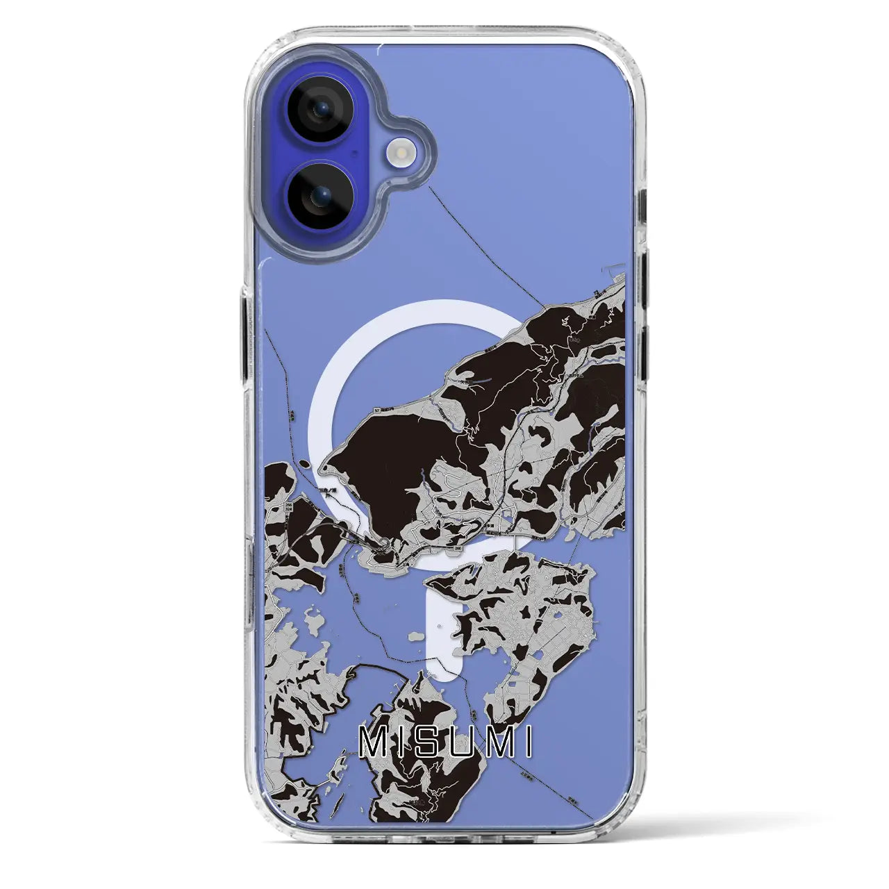 【三角（熊本県）】地図柄iPhoneケース（MagSafeタイプ）