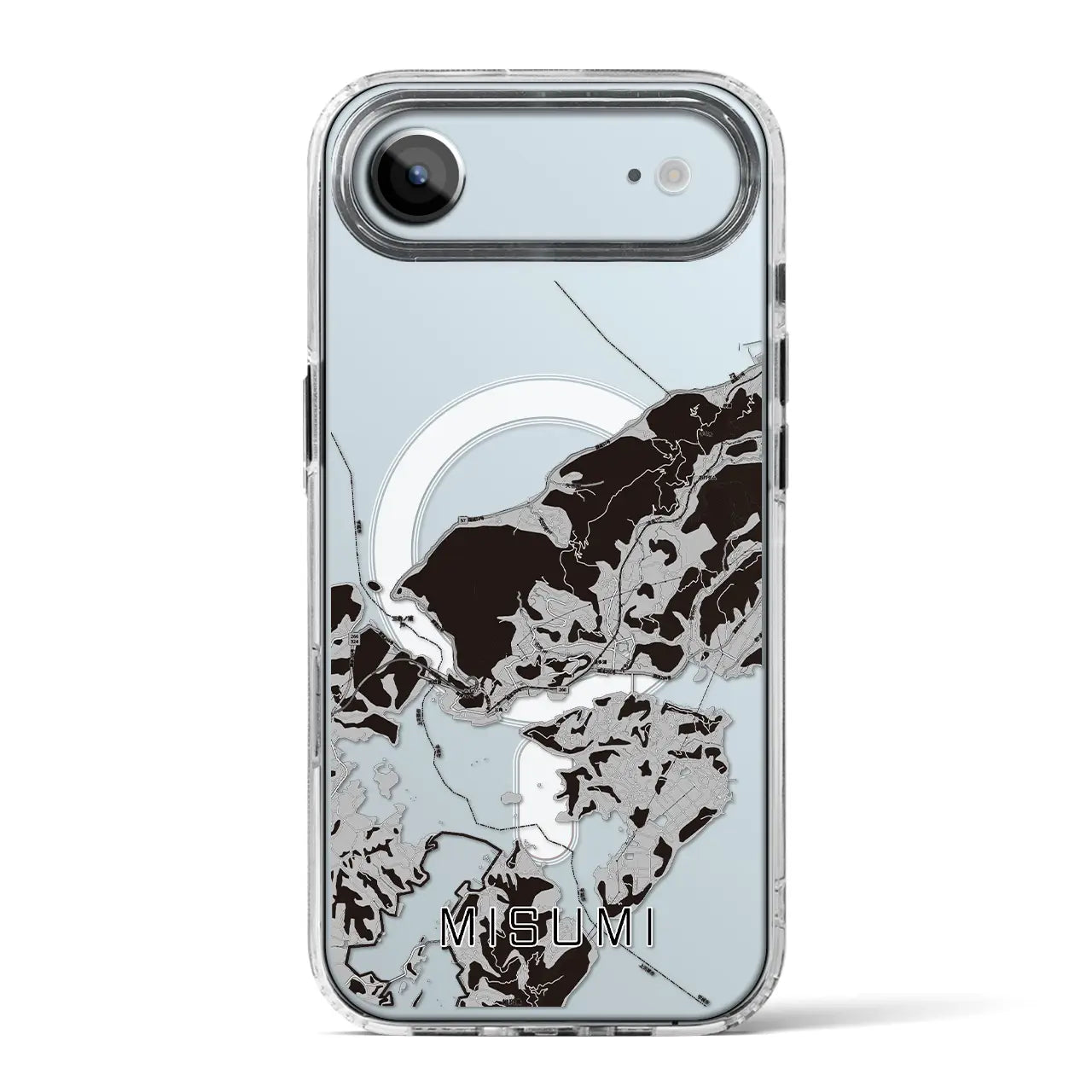 【三角（熊本県）】地図柄iPhoneケース（MagSafeタイプ）