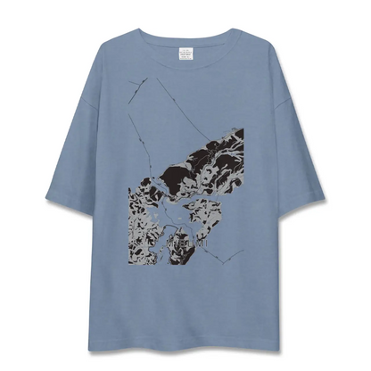 【三角（熊本県）】地図柄ビッグシルエットTシャツ