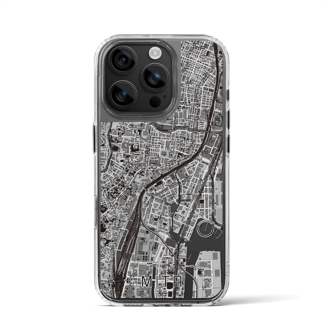 【三田（東京都）】地図柄iPhoneケース（MagSafeタイプ）