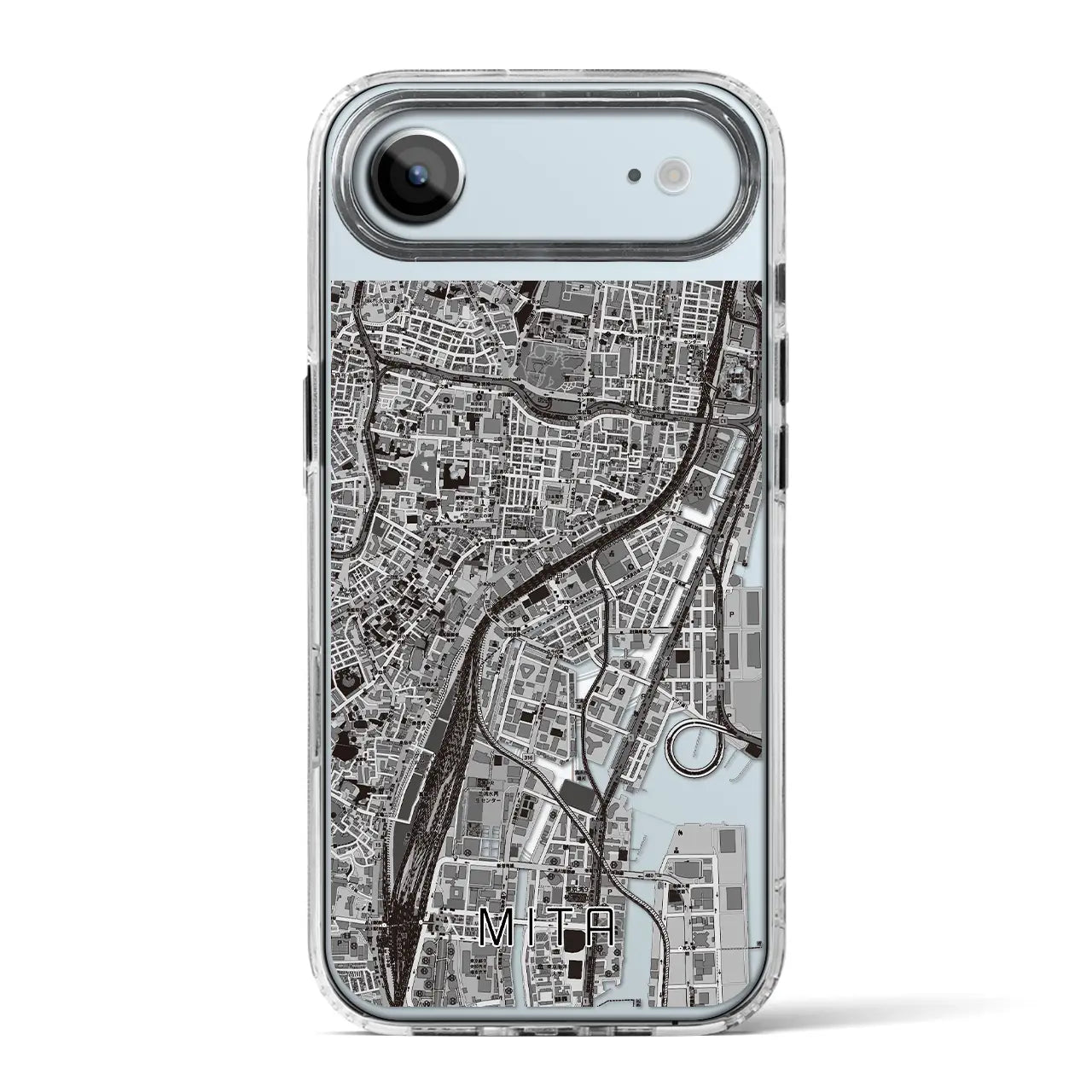 【三田（東京都）】地図柄iPhoneケース（MagSafeタイプ）