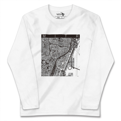 【三田（東京都）（東京都）】地図柄ロングスリーブTシャツ