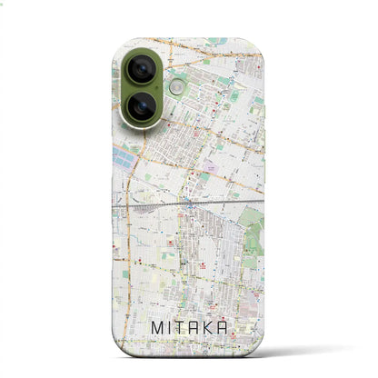 【三鷹（東京都）】地図柄iPhoneケース（バックカバータイプ）