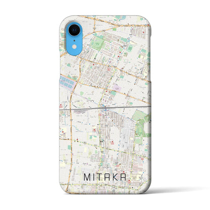 【三鷹（東京都）】地図柄iPhoneケース（バックカバータイプ）