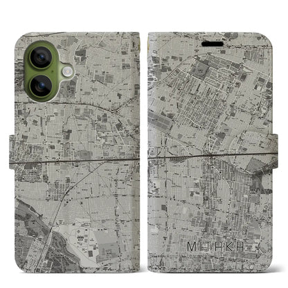 【三鷹（東京都）】地図柄iPhoneケース（手帳タイプ）