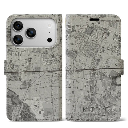 【三鷹（東京都）】地図柄iPhoneケース（手帳タイプ）