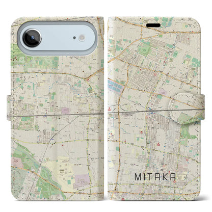 【三鷹（東京都）】地図柄iPhoneケース（手帳タイプ）