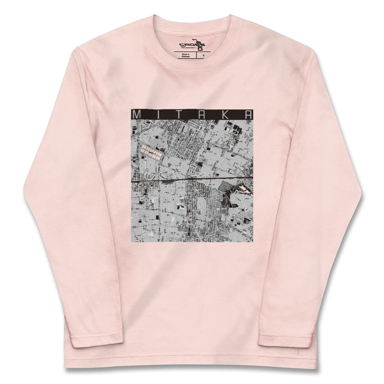 【三鷹（東京都）】地図柄ロングスリーブTシャツ