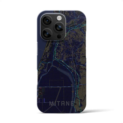 【三種（秋田県）】地図柄iPhoneケース（バックカバータイプ）