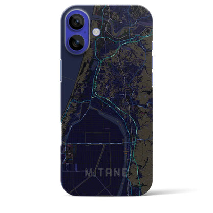 【三種（秋田県）】地図柄iPhoneケース（バックカバータイプ）