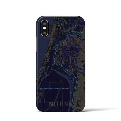 【三種（秋田県）】地図柄iPhoneケース（バックカバータイプ）