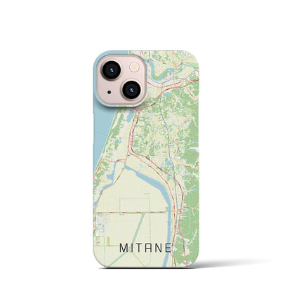 【三種（秋田県）】地図柄iPhoneケース（バックカバータイプ）