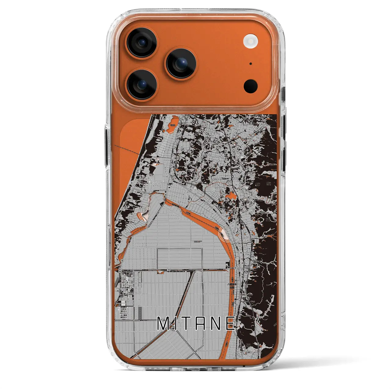 【三種（秋田県）】地図柄iPhoneケース（MagSafeタイプ）