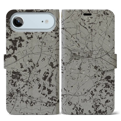 【水戸（茨城県）】地図柄iPhoneケース（手帳タイプ）