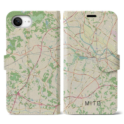 【水戸（茨城県）】地図柄iPhoneケース（手帳タイプ）