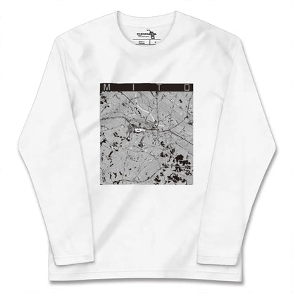 【水戸（茨城県）】地図柄ロングスリーブTシャツ