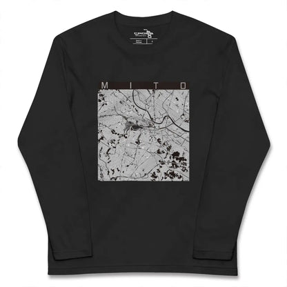 【水戸（茨城県）】地図柄ロングスリーブTシャツ