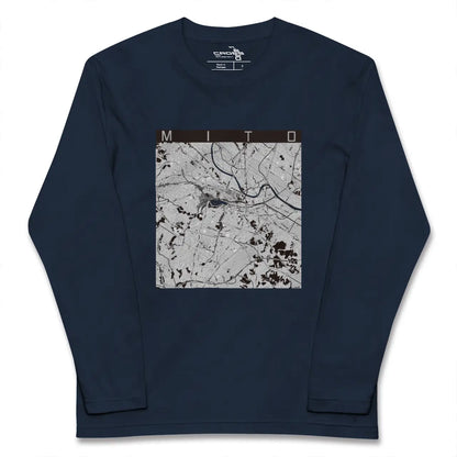【水戸（茨城県）】地図柄ロングスリーブTシャツ
