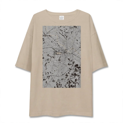 【水戸（茨城県）】地図柄ビッグシルエットTシャツ