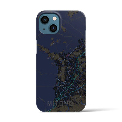 【三豊（香川県）】地図柄iPhoneケース（バックカバータイプ）