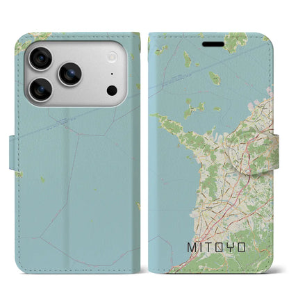 【三豊（香川県）】地図柄iPhoneケース（手帳タイプ）