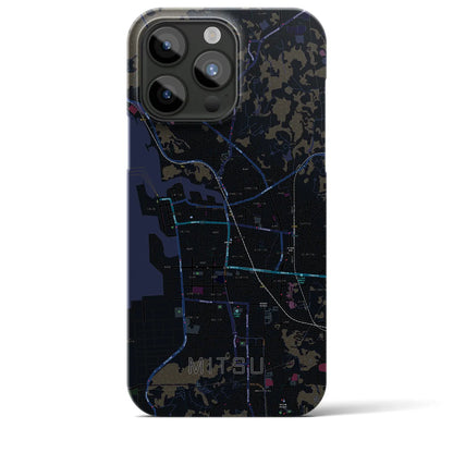 【三津（愛媛県）】地図柄iPhoneケース（バックカバータイプ）