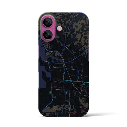 【三津（愛媛県）】地図柄iPhoneケース（バックカバータイプ）