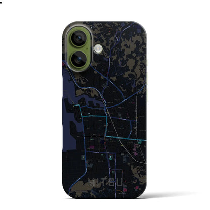 【三津（愛媛県）】地図柄iPhoneケース（バックカバータイプ）