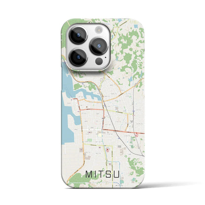 【三津（愛媛県）】地図柄iPhoneケース（バックカバータイプ）